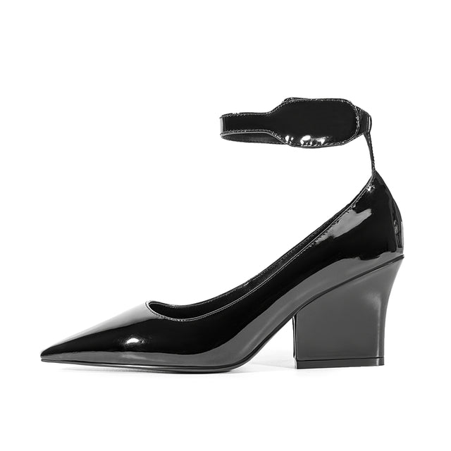 Ebonique Signature Ankle Strap Heels