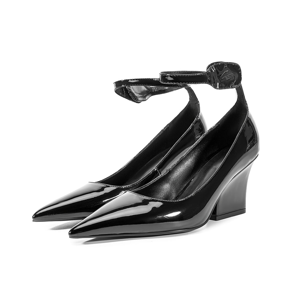 Ebonique Signature Ankle Strap Heels