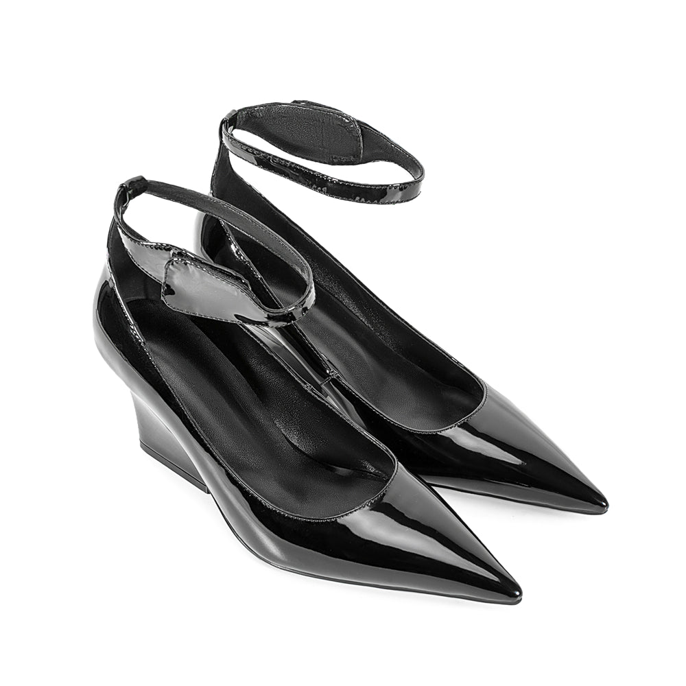 Ebonique Signature Ankle Strap Heels