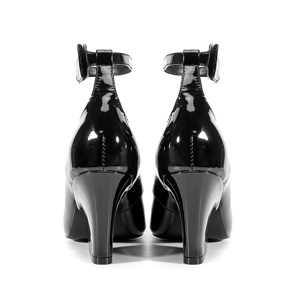 Ebonique Signature Ankle Strap Heels