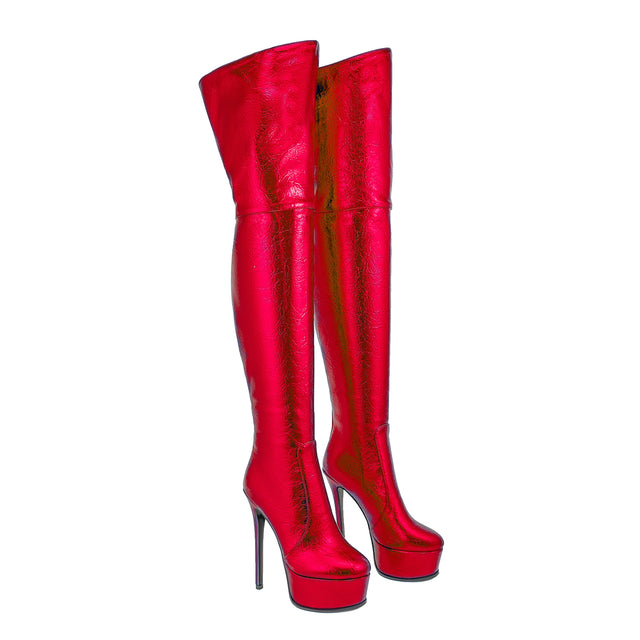 Veltique Wedding Slip Boots