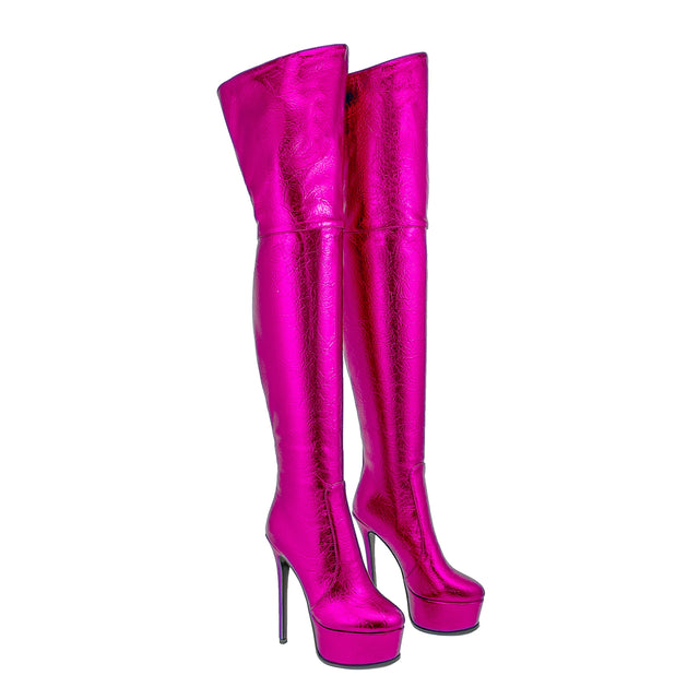 Veltique Wedding Slip Boots