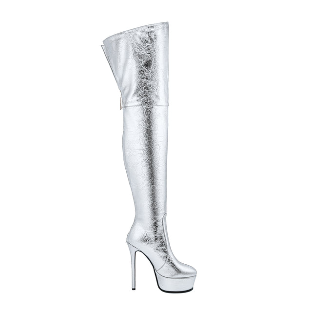 Veltique Wedding Slip Boots