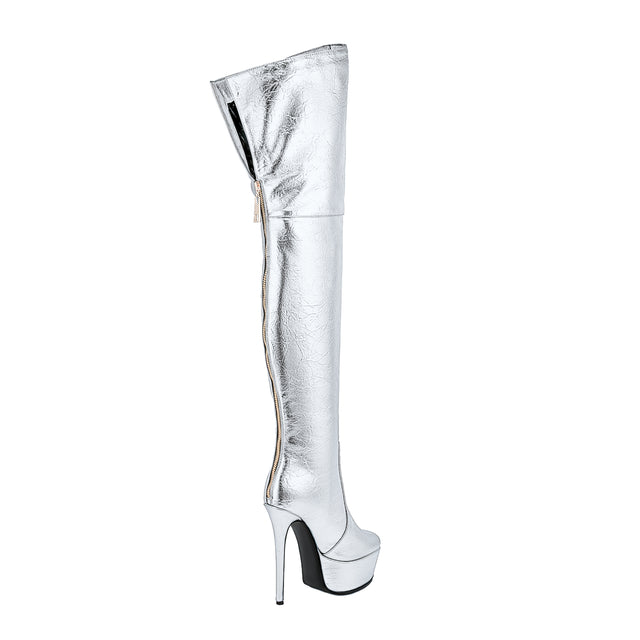 Veltique Wedding Slip Boots