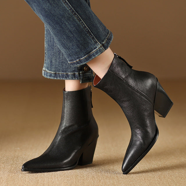 Ebonique Timeless Ankle Booties