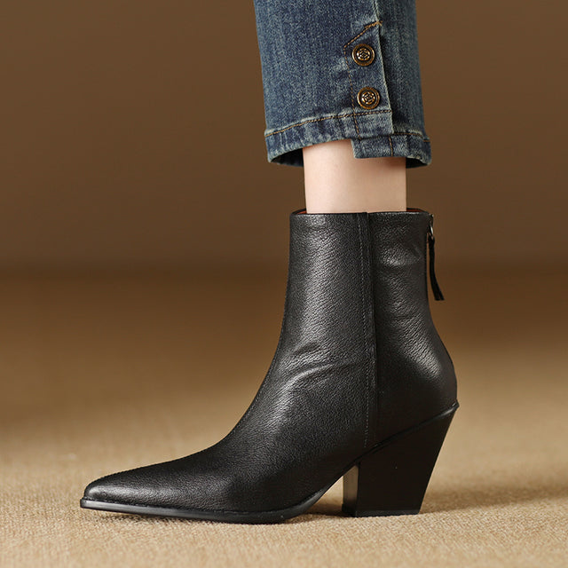 Ebonique Timeless Ankle Booties