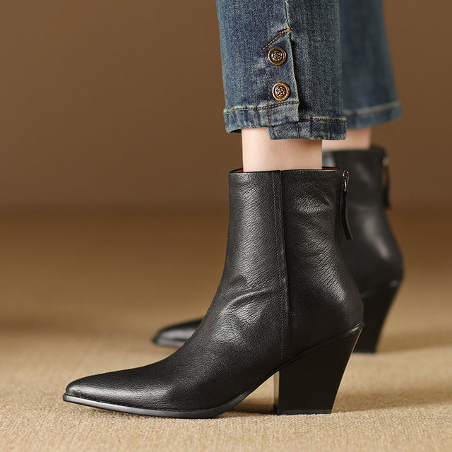 Ebonique Timeless Ankle Booties