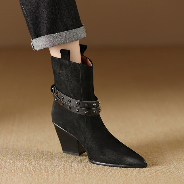 Diamoré Easy-Stride Ankle Booties
