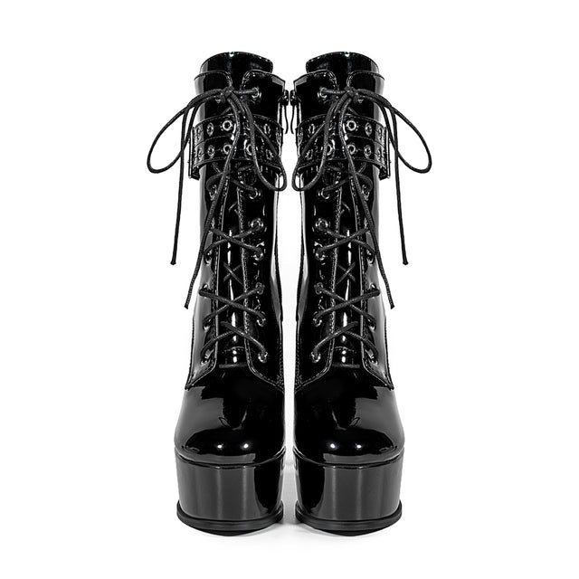 Diamoré Luxe Platform Heel Boots