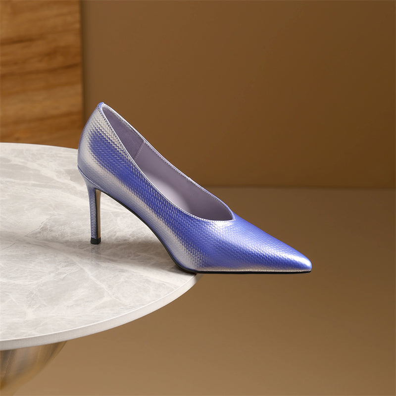 Eldorian AlliChic Exotic Leather High Heels