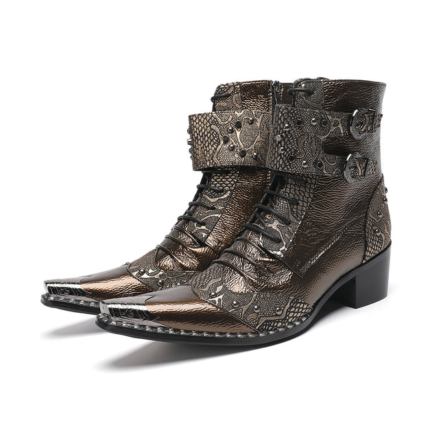 Opulessa Signature Event Metal Head Boots