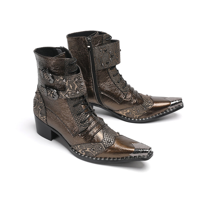 Opulessa Signature Event Metal Head Boots