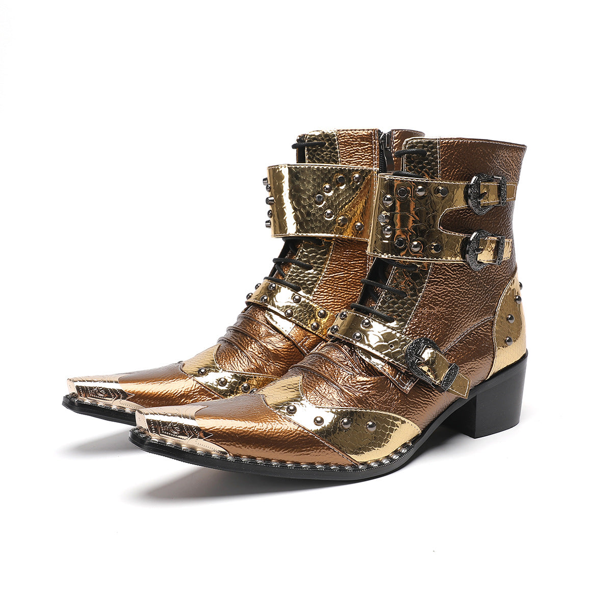 Opulessa Signature Event Metal Head Boots