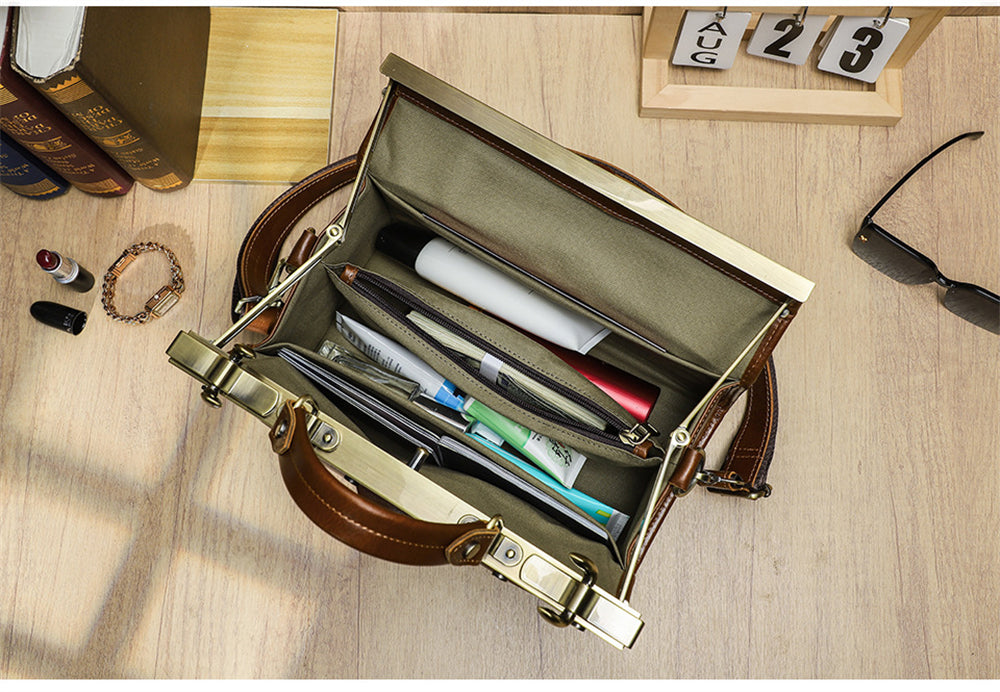 Serpatura Office Zip Crossbody Bag