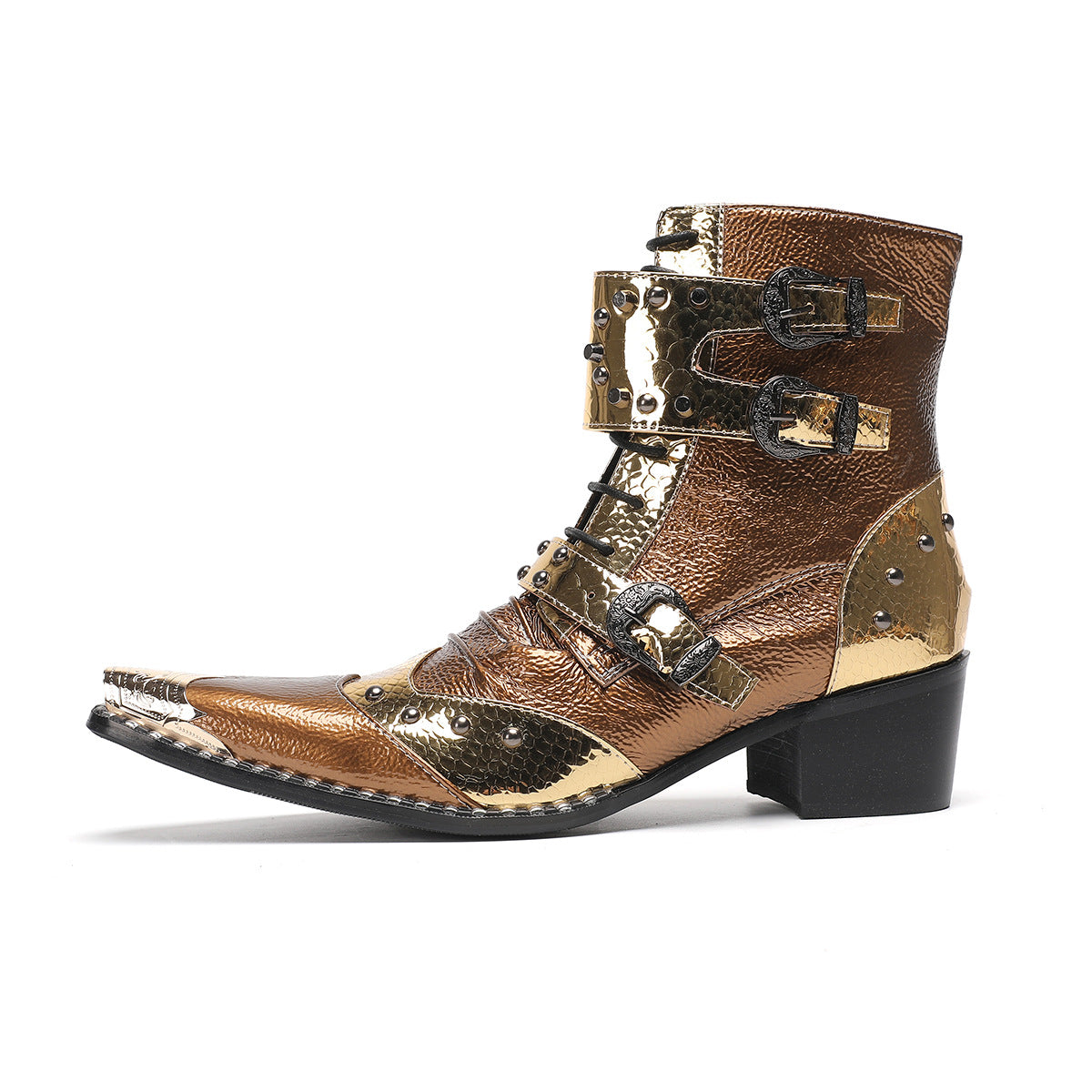 Opulessa Signature Event Metal Head Boots