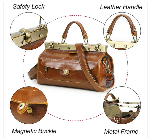 Serpatura Office Zip Crossbody Bag