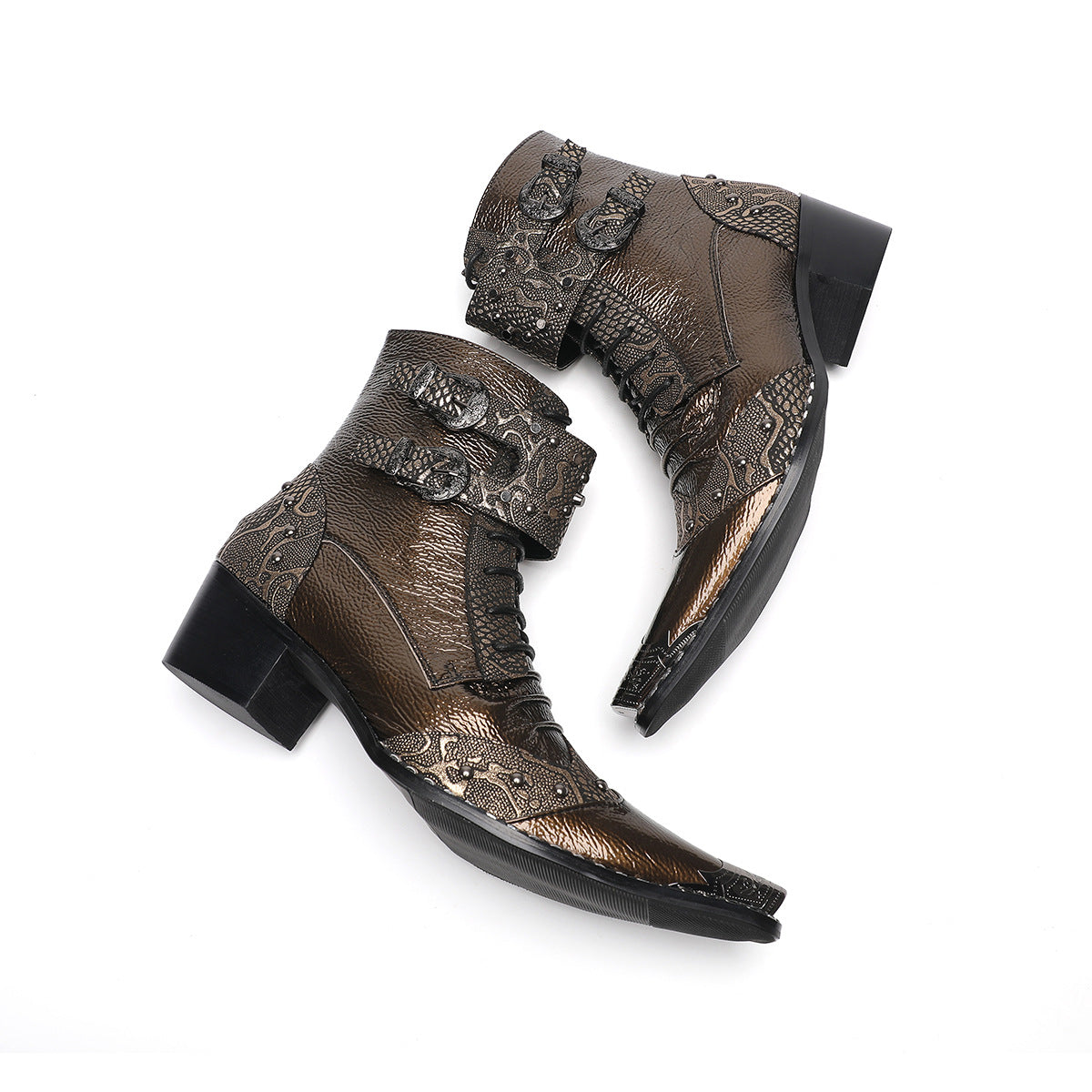 Opulessa Signature Event Metal Head Boots