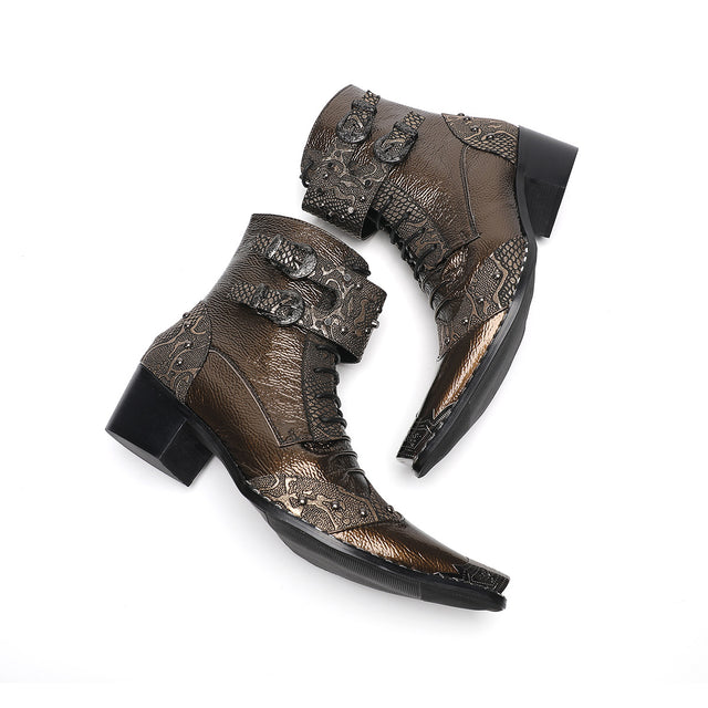 Opulessa Signature Event Metal Head Boots