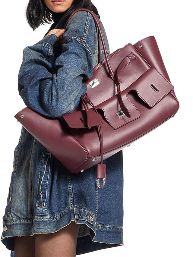 Veltique Leather Shoulder Bag