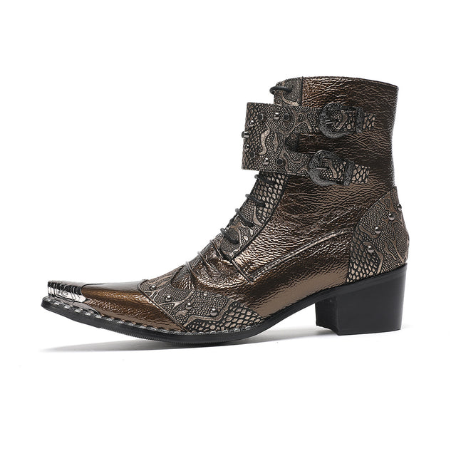 Opulessa Signature Event Metal Head Boots