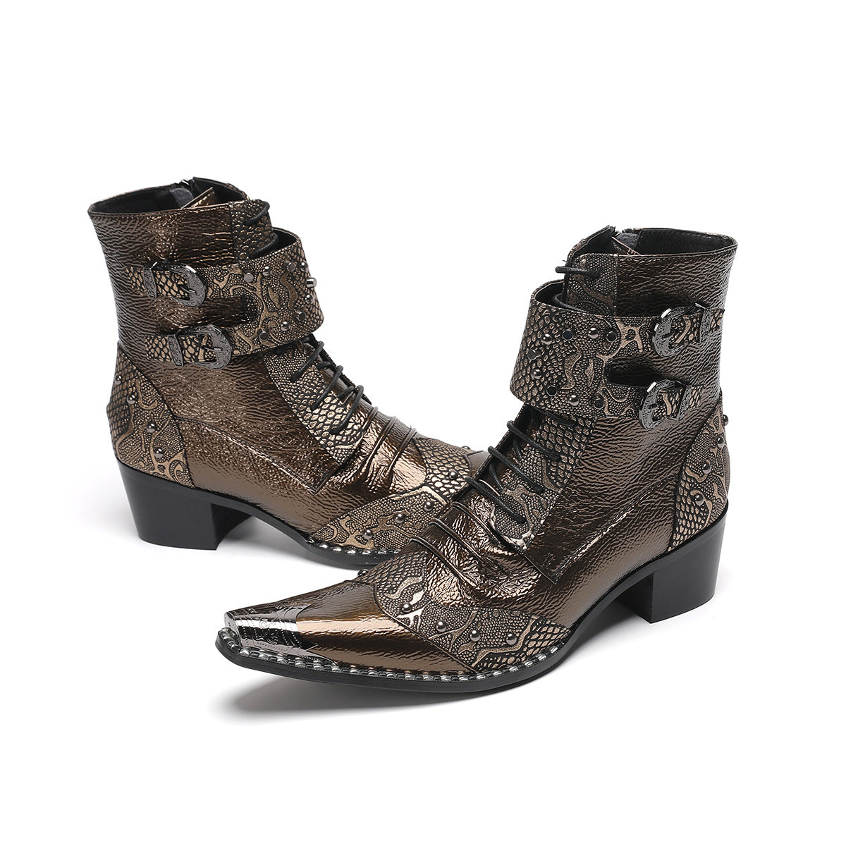 Opulessa Signature Event Metal Head Boots