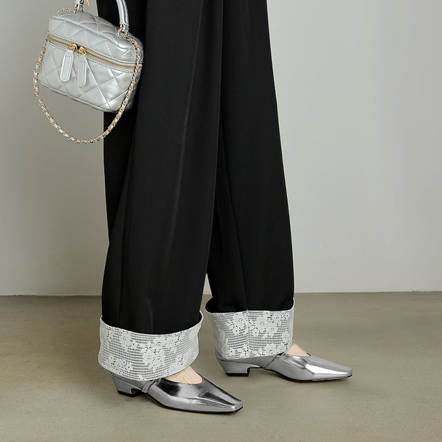 Opulessa Ebonique Elevate Slingbacks