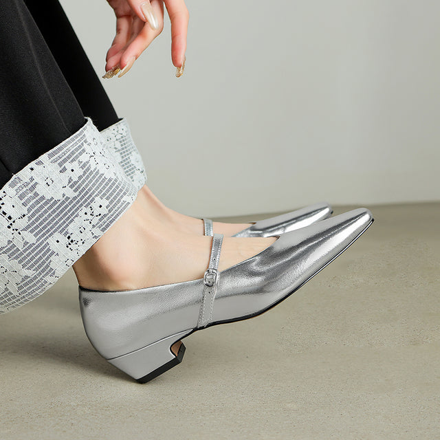 Opulessa Ebonique Elevate Slingbacks