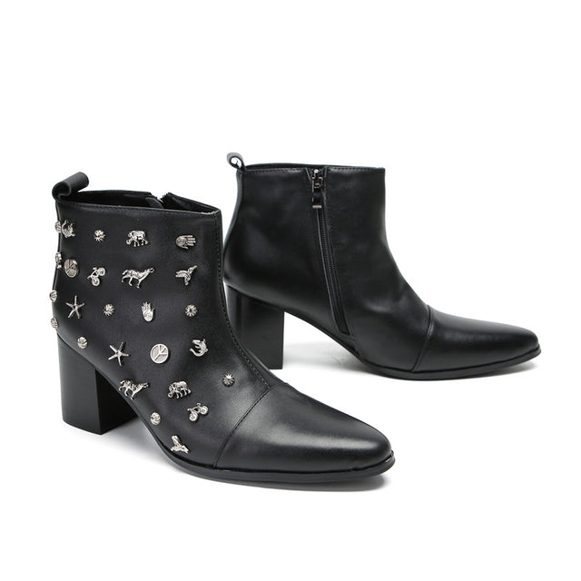 Opulessa Glam Zipper Boots
