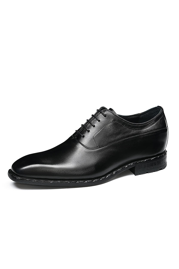 Aurastyle Ebonique increased Leather Brogues