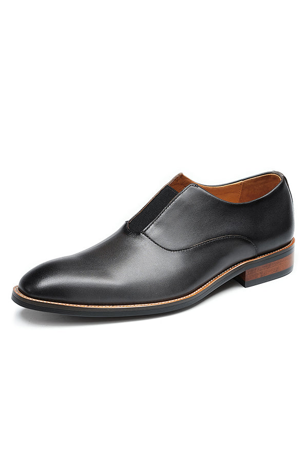 Eldorian Elegance Leather Slip Loafers