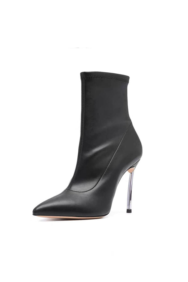 Ebonique Serpatura Signature Zipper Boots