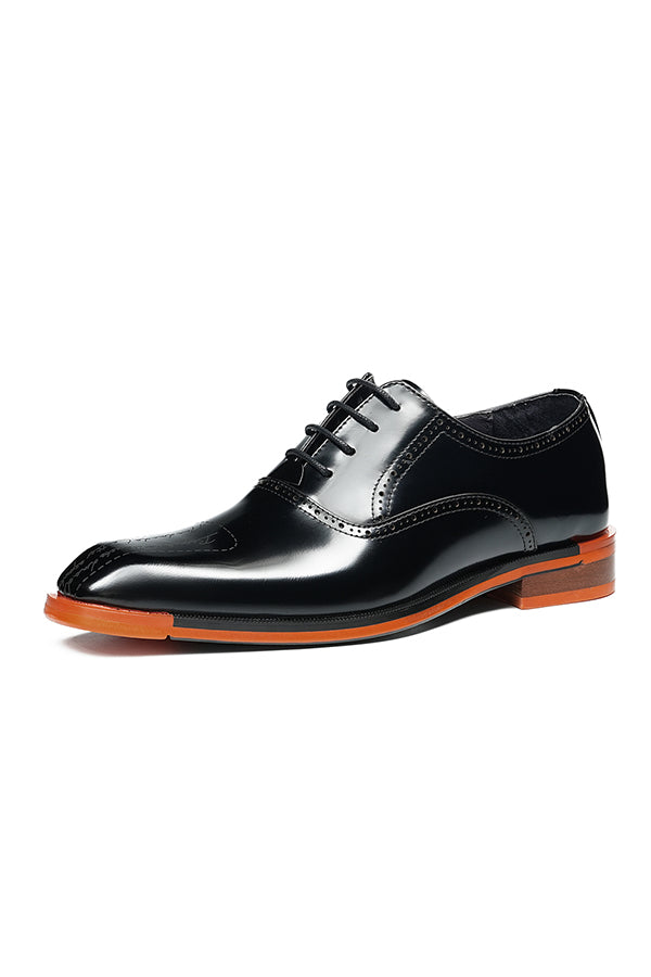 Aurastyle Ebonique Leather Brogues