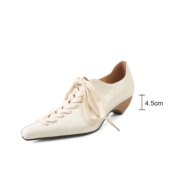 Aurastyle LuxeLeather Exotic Square Toe Shoes