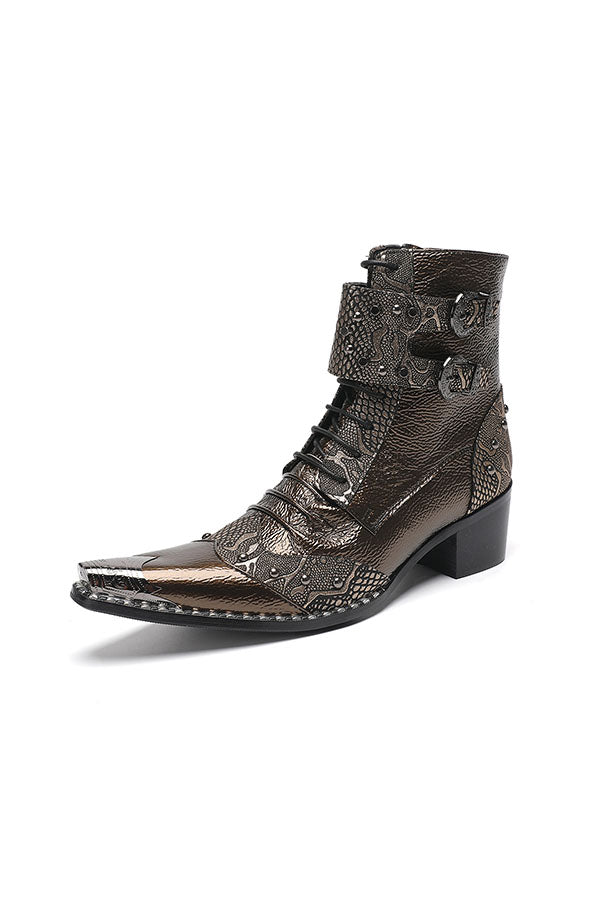 Opulessa Signature Event Metal Head Boots