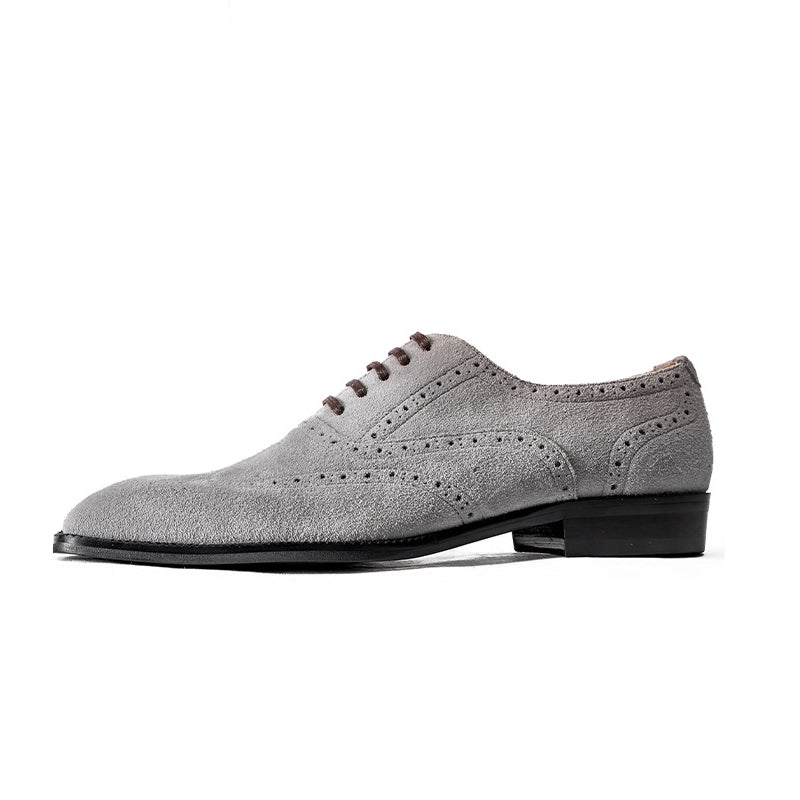 Veltoria LuxeLace Suede Dress Shoes