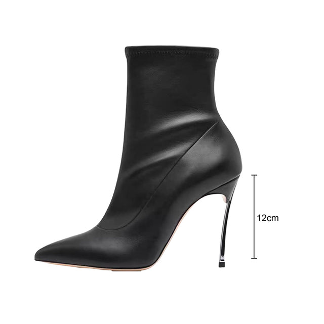 Ebonique Serpatura Signature Zipper Boots