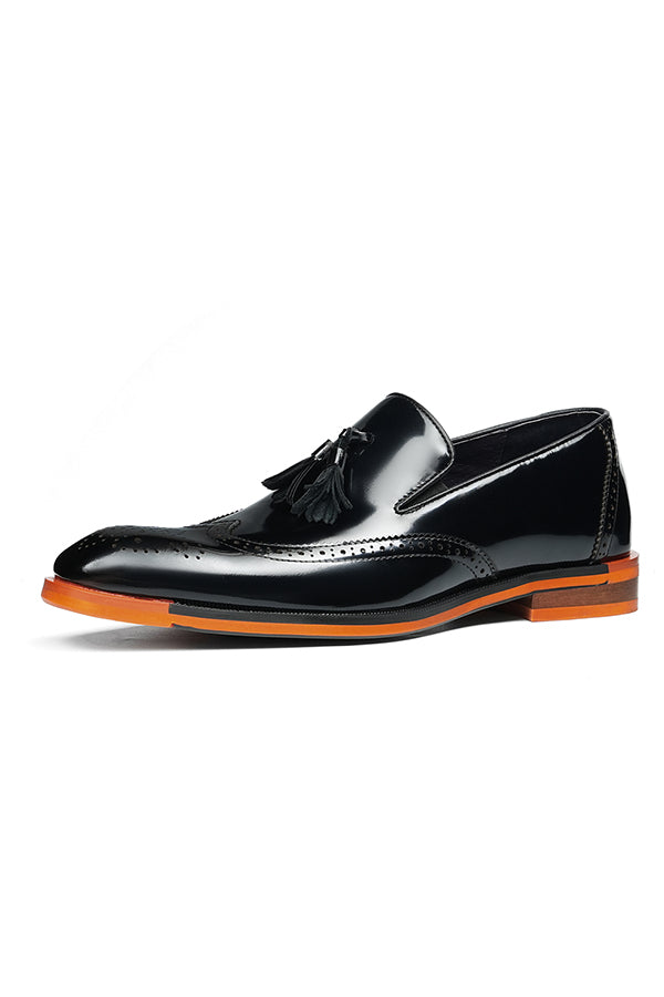 Aurastyle Ebonique Leather Brogues