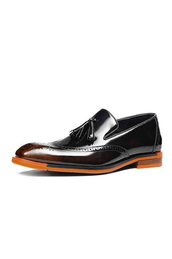 Aurastyle Ebonique Leather Brogues