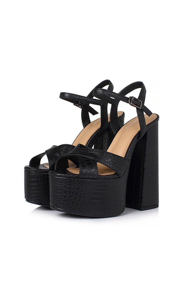 Bravonté Veltique Croctex Wedding Stilettos
