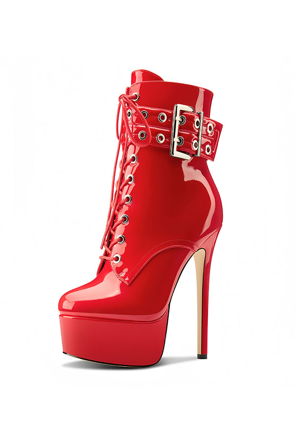 Diamoré Luxe Platform Heel Boots