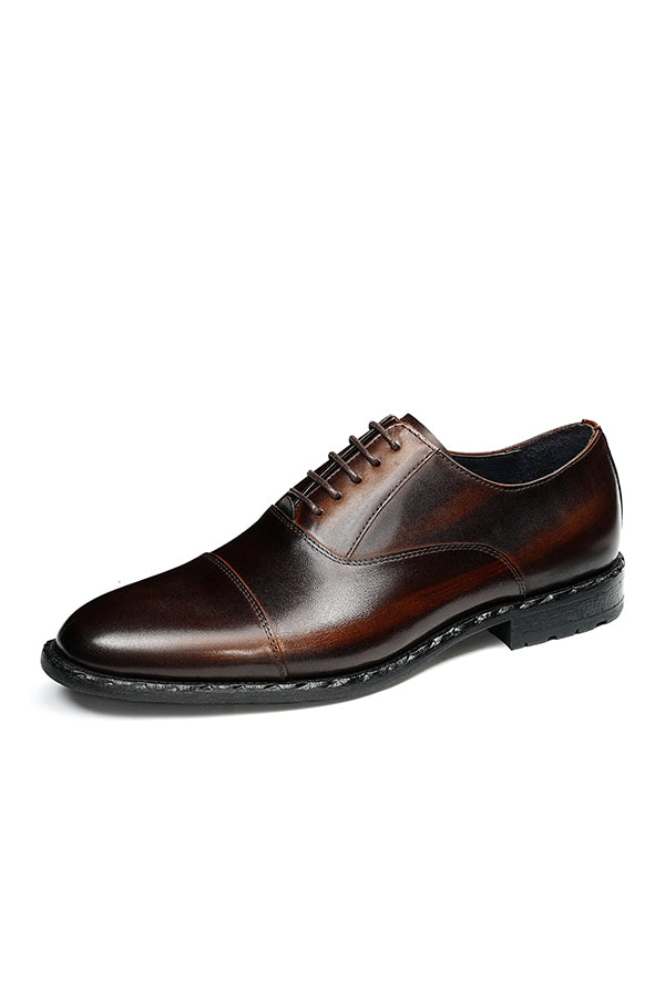 Aurastyle Ebonique Leather Brogues