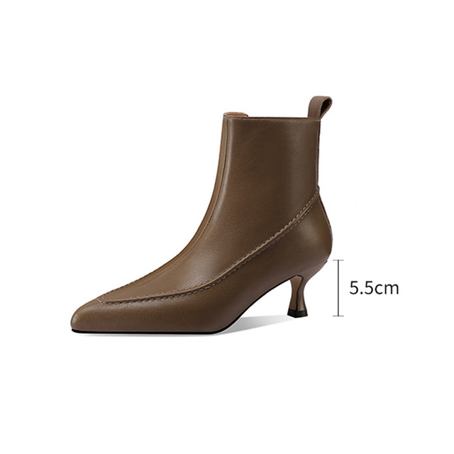 Veltique Sleek Zip Boots