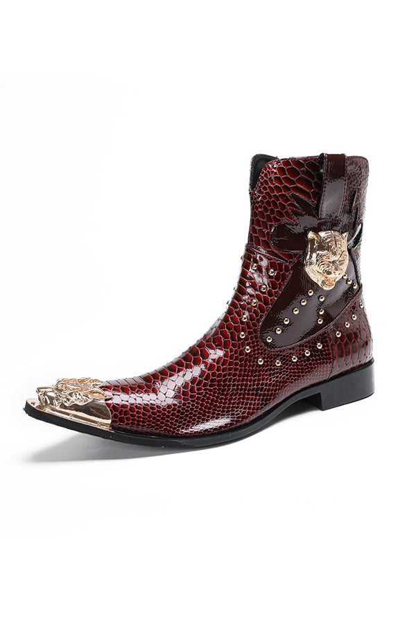 Opulessa Signature Event Metal Head Boots