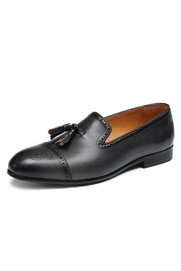 Exoticade Diamoré Ebonique Croc Loafers