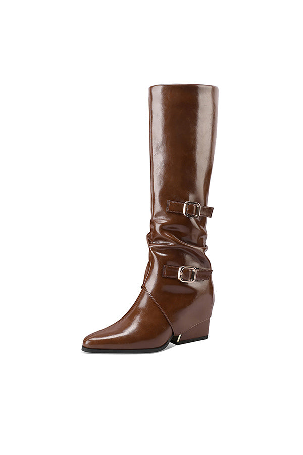 Veltique Chic Slip-On Boots