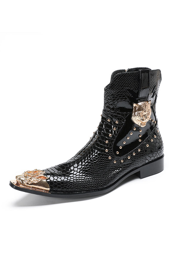 Opulessa Signature Event Metal Head Boots