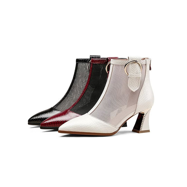 Auburnyx Croctex Zipped Boots