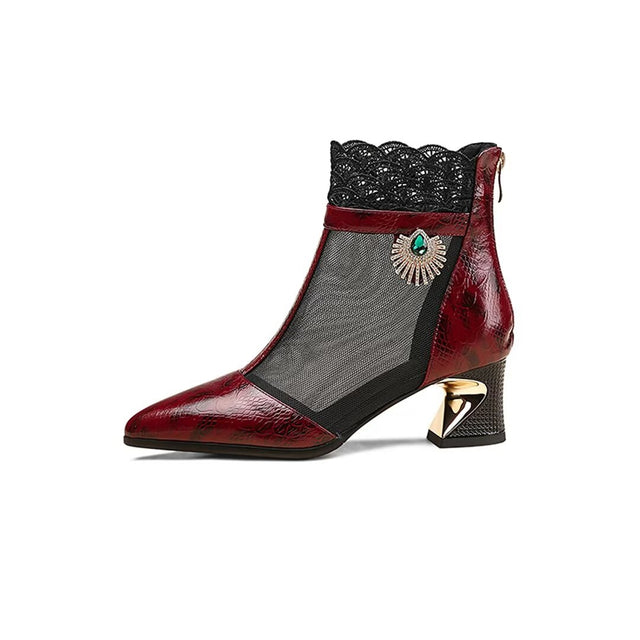 Luxalon Croctex Zipped Boots