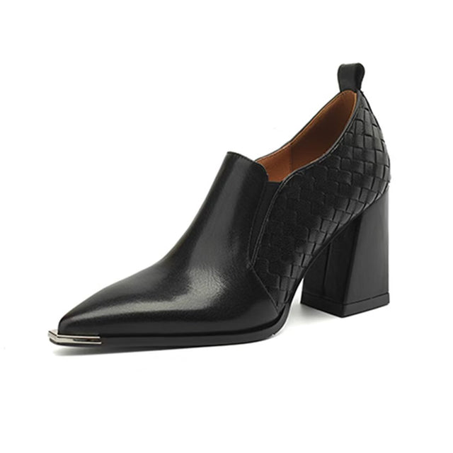 Veltique Luxe Croctex Slide Heels