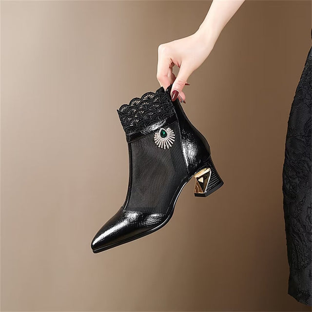 Luxalon Croctex Zipped Boots